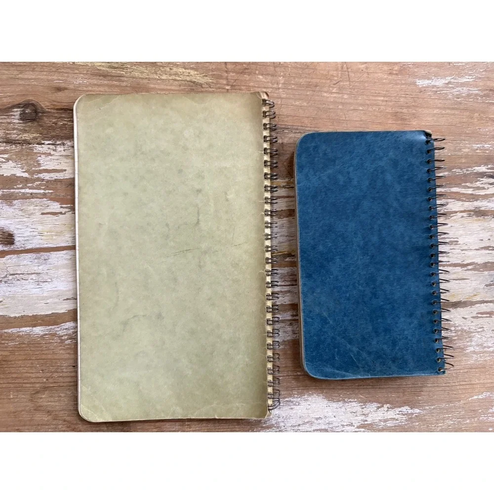 Vintage office supply advertising memo spiral bound notebooks Westab 1940s 1950s